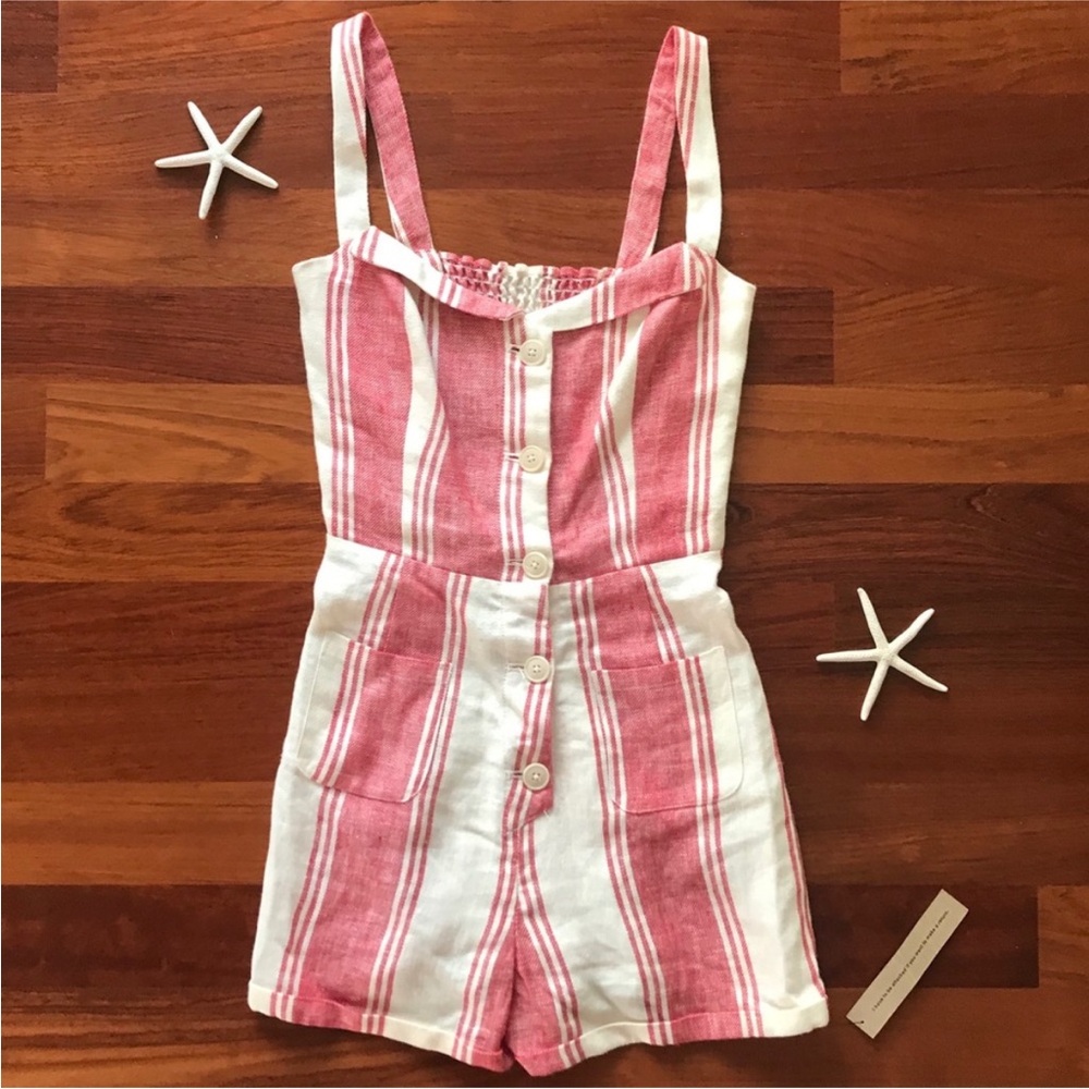 Reformation Coconut  jumpsuit/ Romper